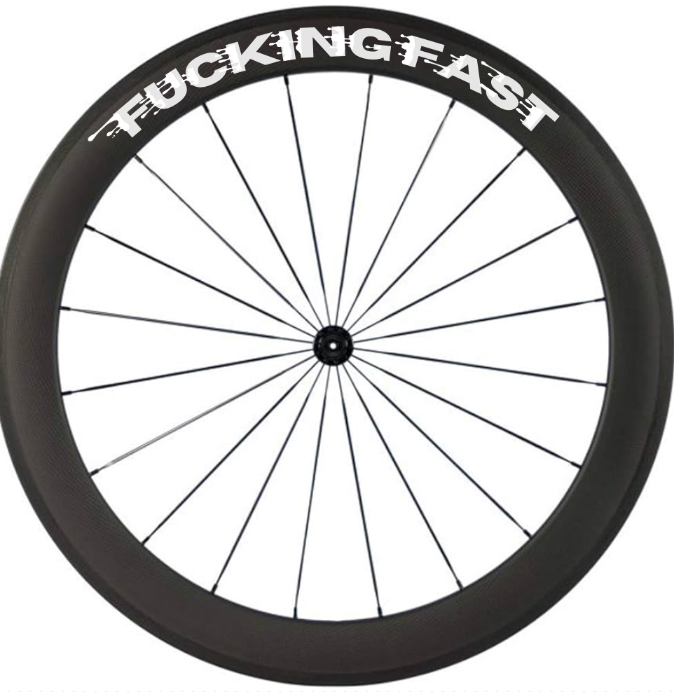 Fucking Fast Drip Rim Decal