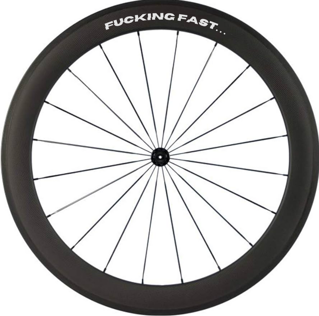 Rim Decal FUCKING FAST 4er Set/ Einzeln