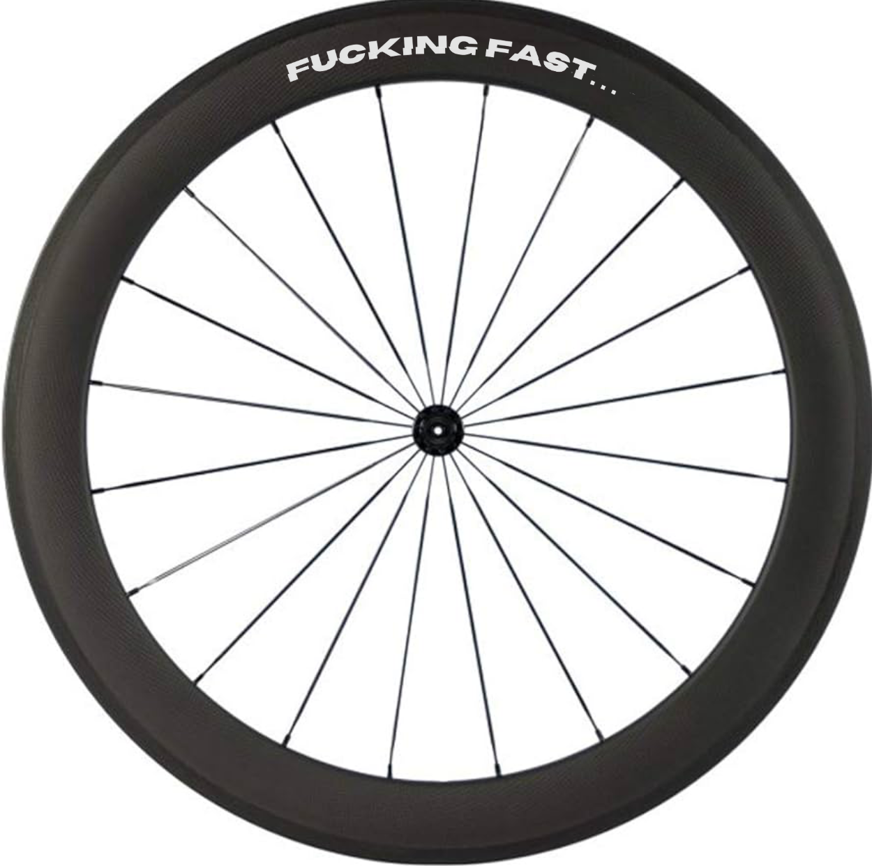 Rim Decal FUCKING FAST 4er Set/ Einzeln