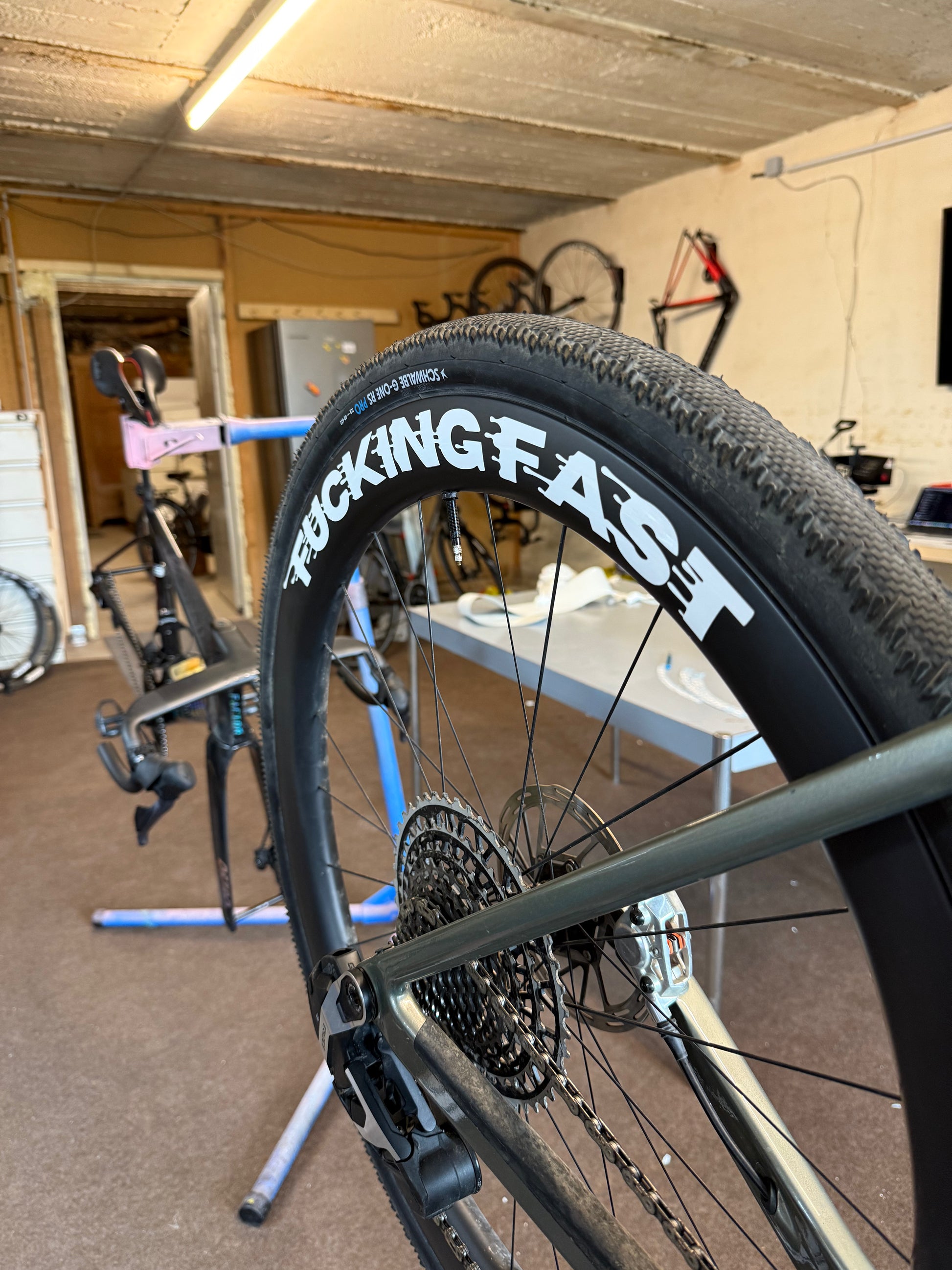 Fucking Fast Drip Rim Decal