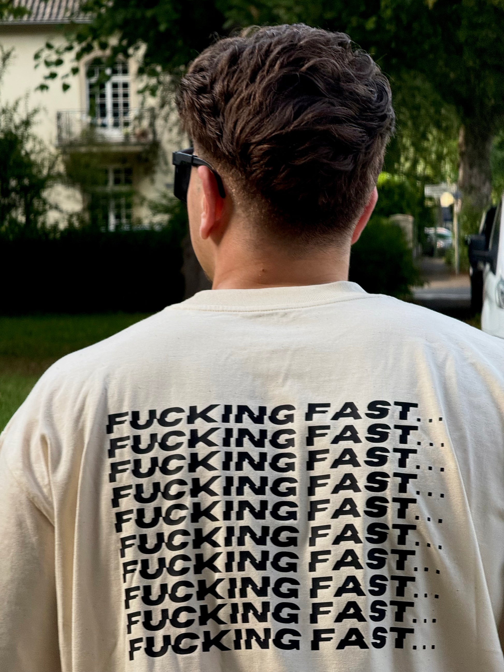 T Shirt Creme 53cycling x Fucking Fast