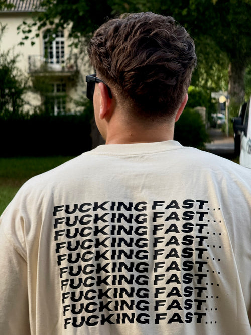 T Shirt Creme 53cycling x Fucking Fast