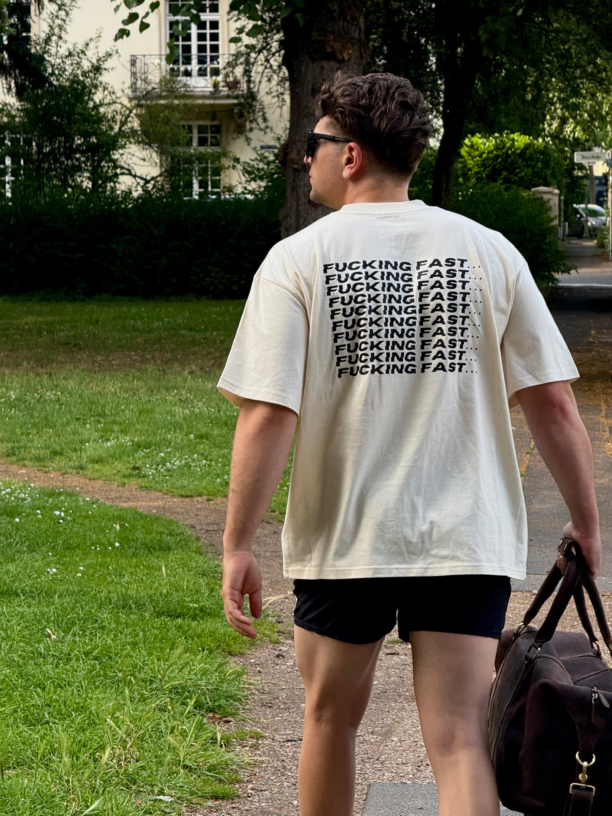 T Shirt Creme 53cycling x Fucking Fast