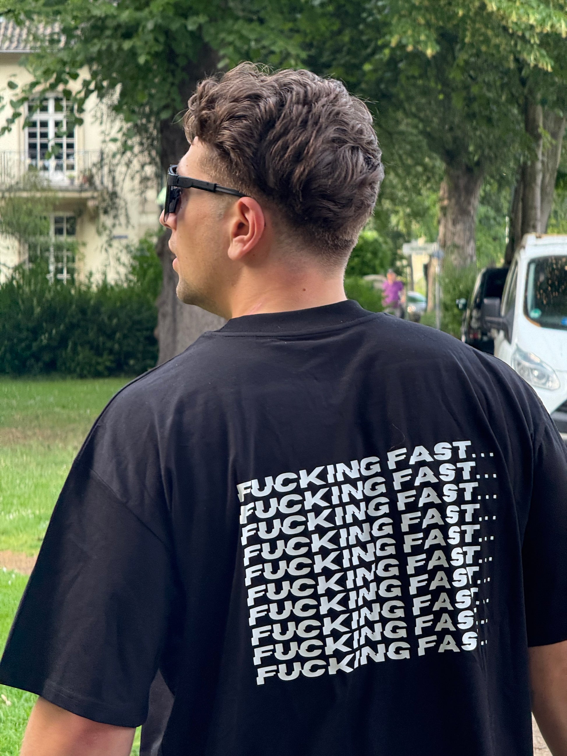 T Shirt Schwarz 53cycling x Fucking Fast