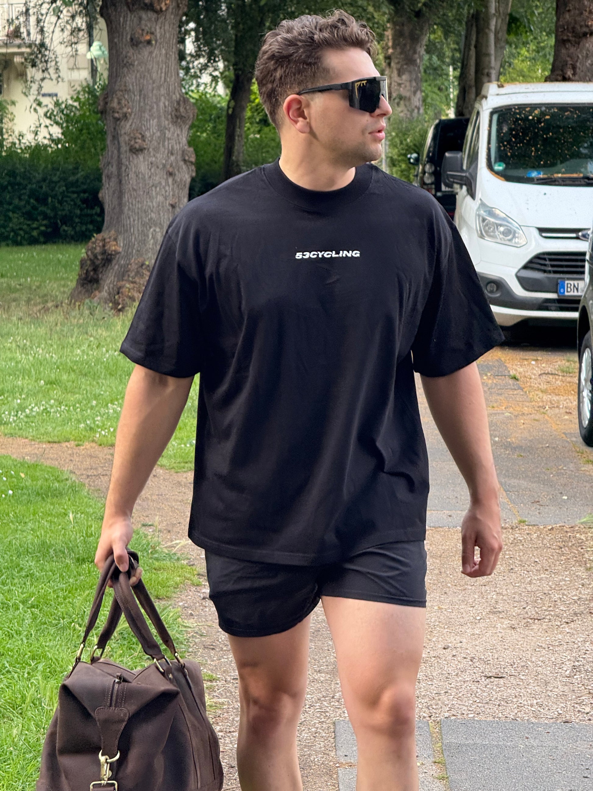 T Shirt Schwarz 53cycling x Fucking Fast